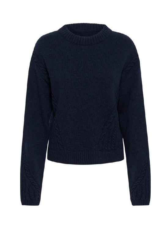 Part Two MerikaPW Pullover Dark Navy