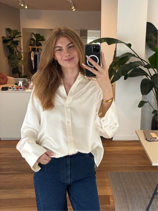 2NDDAY Clarose Silky Viscose Shirt Tofu