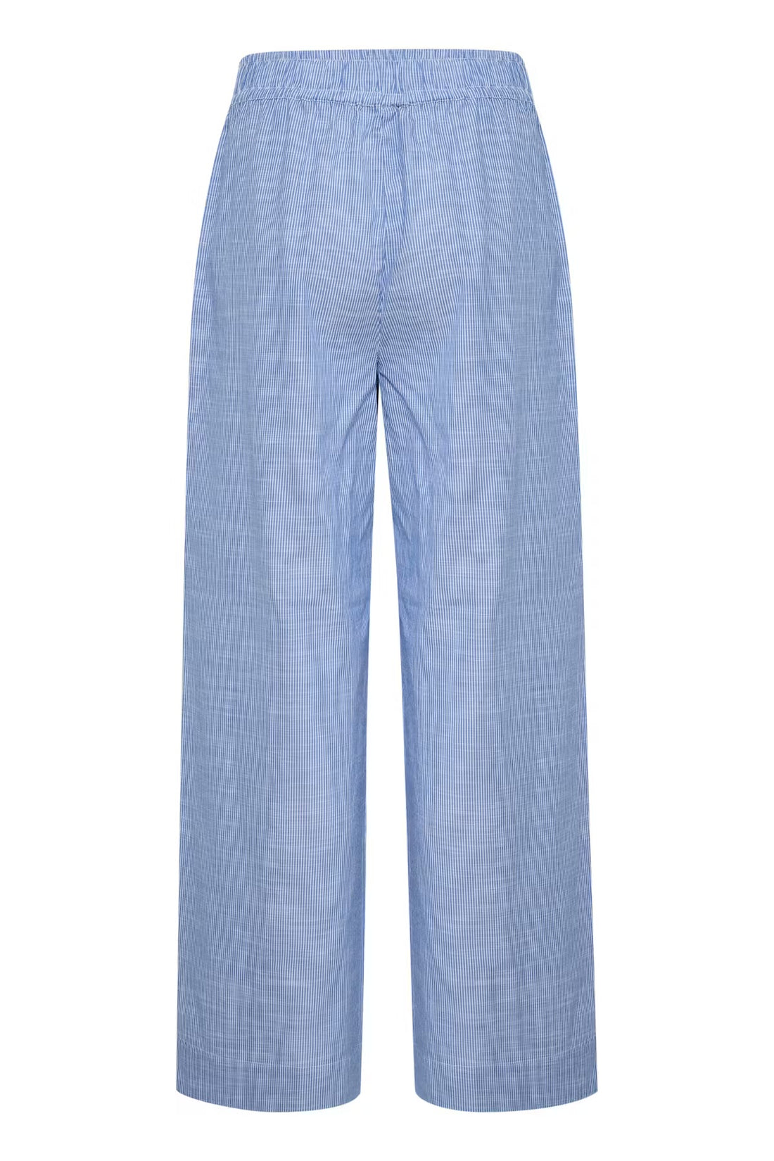 My Essential Wardrobe SkyeMW Wide Pant Delft Blue Striped