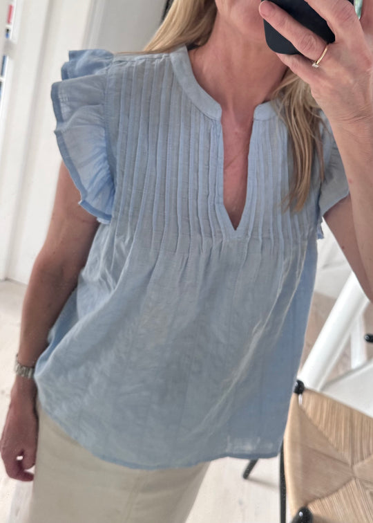 MbyM Gemala blouse G83 Blue Heron