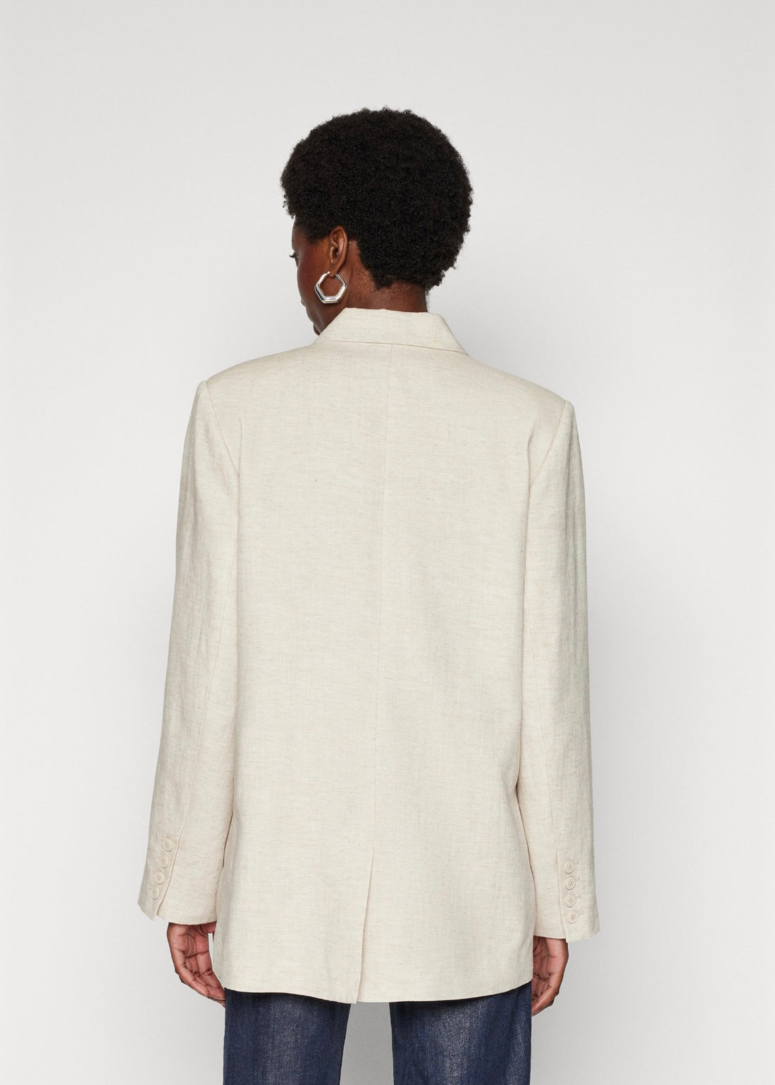 Gestuz LizaGZ Linen Blazer Tammy light sand
