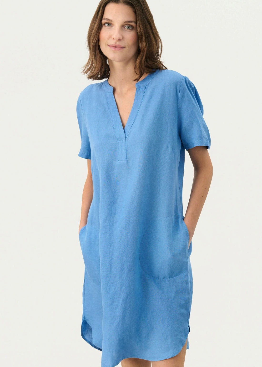 Part Two Aminase dress silver lake blue