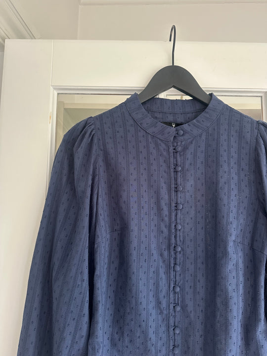 Urban Pioneers Otilie LS Blouse Navy