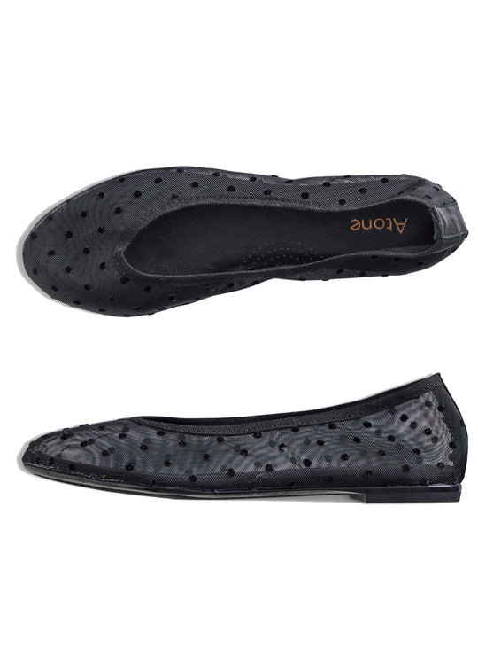 Atone Florine Ballerina Black Dots