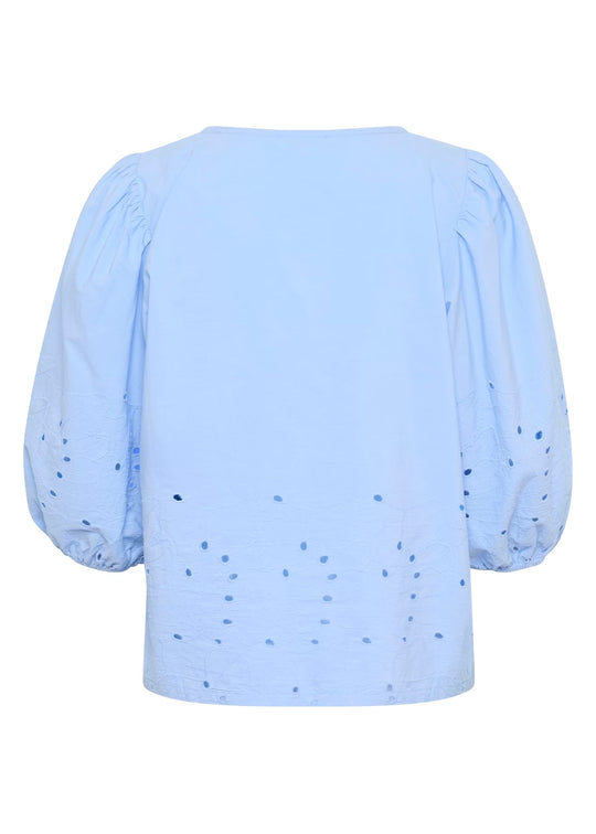 Soaked SLManja Blouse SS Vista Blue