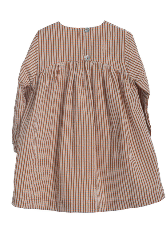 Serendipity Yoke Dress Saffron Checks