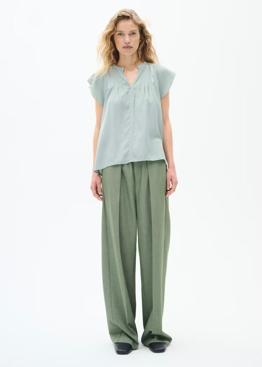 InWear NaxaIW Wide Pull-on Pant Agave Green