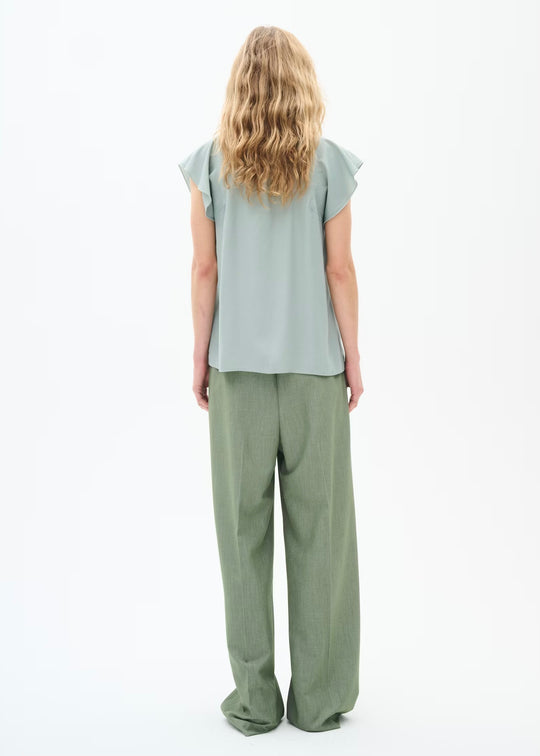 InWear NaxaIW Wide Pull-on Pant Agave Green