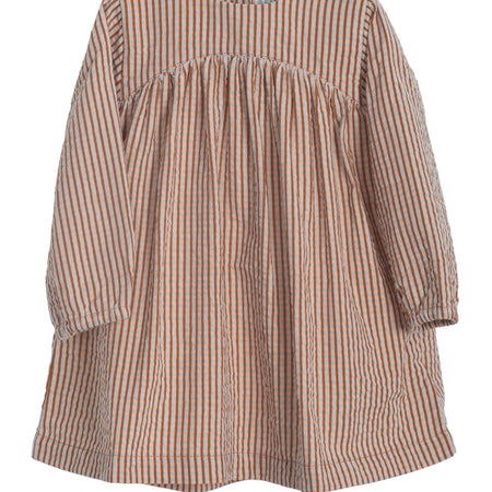 Serendipity Yoke Dress Saffron Checks
