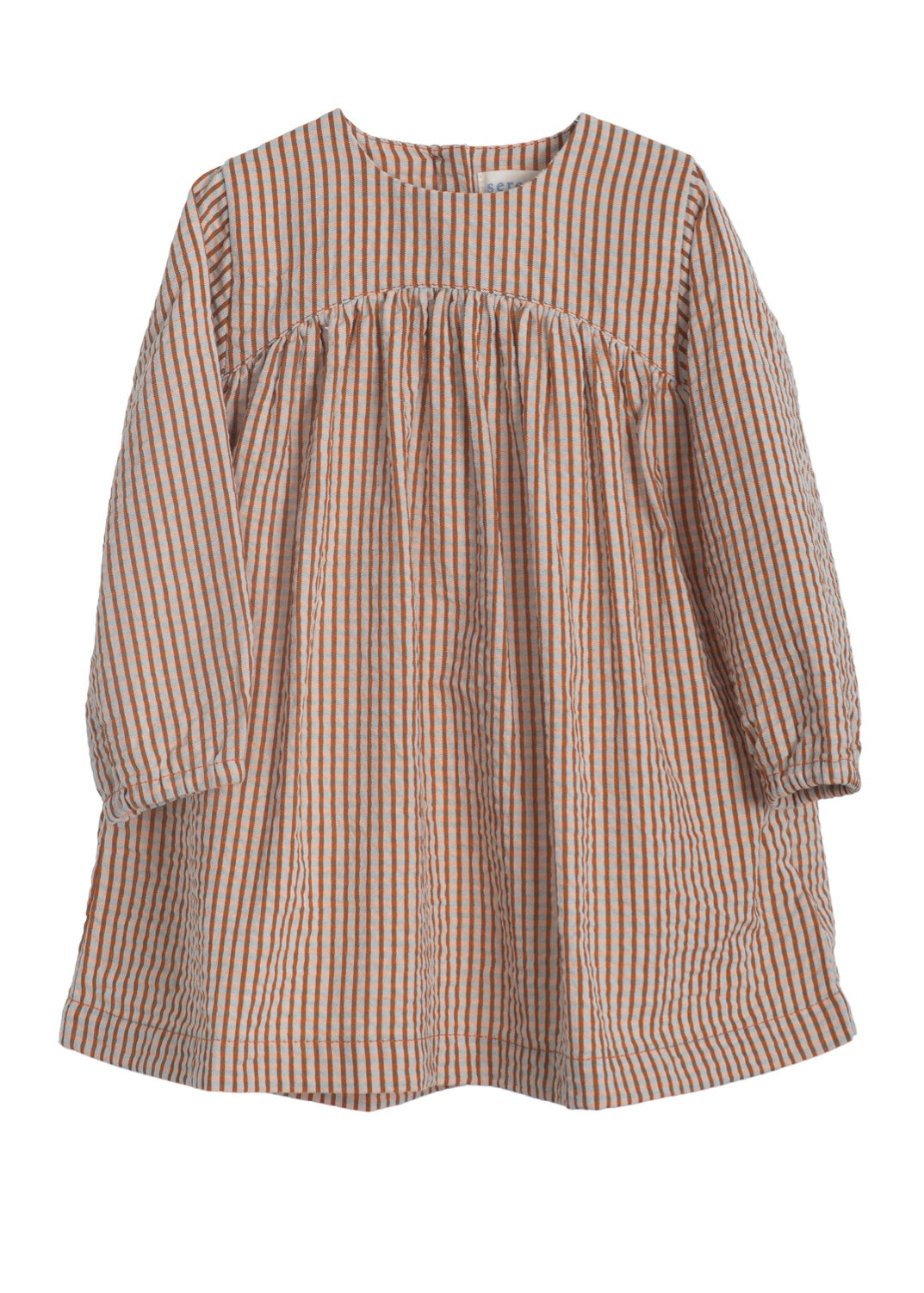 Serendipity Yoke Dress Saffron Checks
