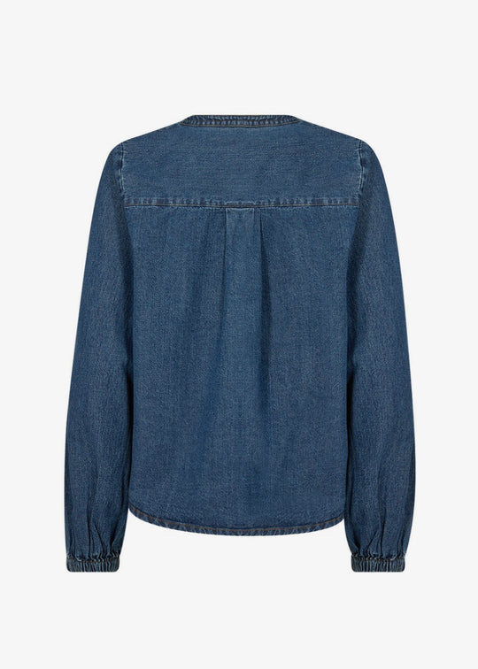 Pieszak PD-Harper Chambrey Blouse denim blue