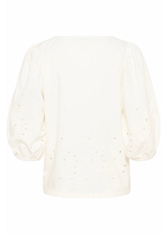 Soaked SLManja Blouse SS Broken white