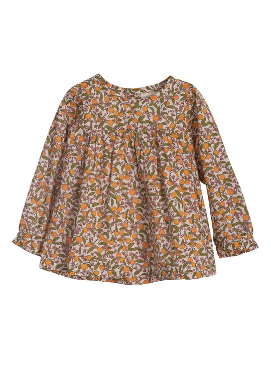 Serendipity Puff Blouse Clementine