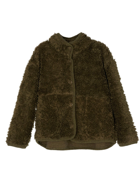 Serendipity Plush Jacket Dark Olive