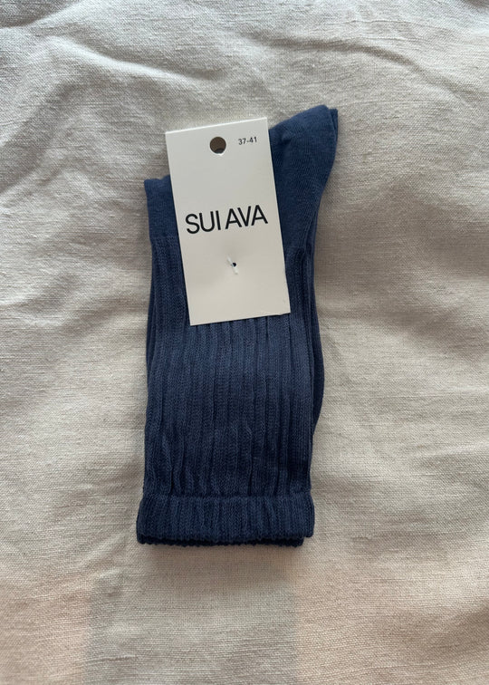 Sui Ava Magda Socks Denim Blue