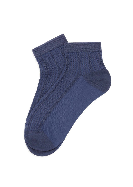 Sui Ava Sofie Ankle Socks Denim Blue