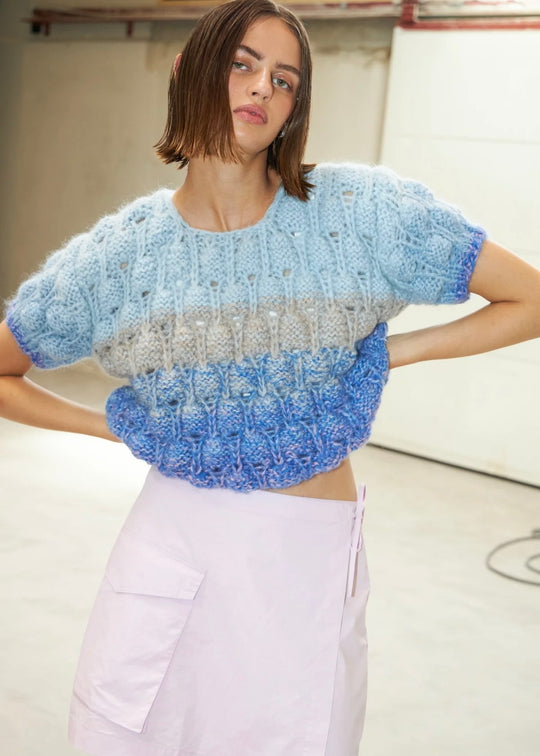 DawnXDare Acacia Pullover Ice Blue