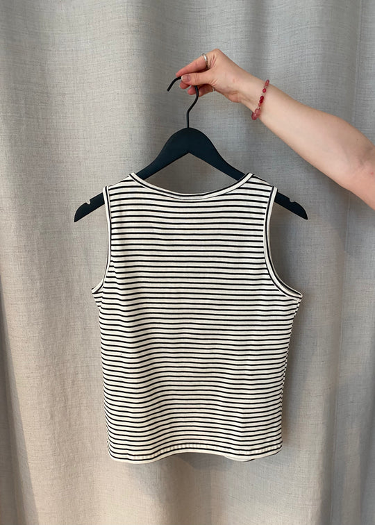 Ma garde-robe essentielle Lisamw Top Dijon à rayures