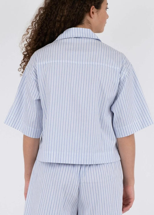 Neo Noir Ginna Stripe Shirt light blue