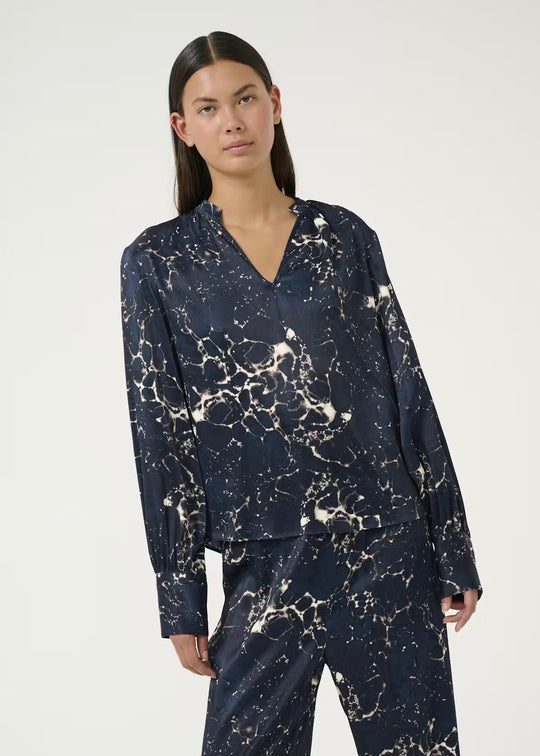 Karen By Simonsen Ronja Blouse Total Eclipse