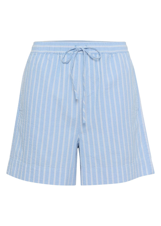 Soaked SLAnvitte Shorts Vista Blue with White stripes