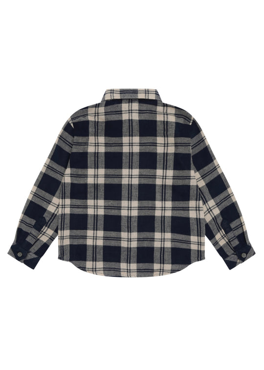 Minymo Shirt LS Check Dark Navy