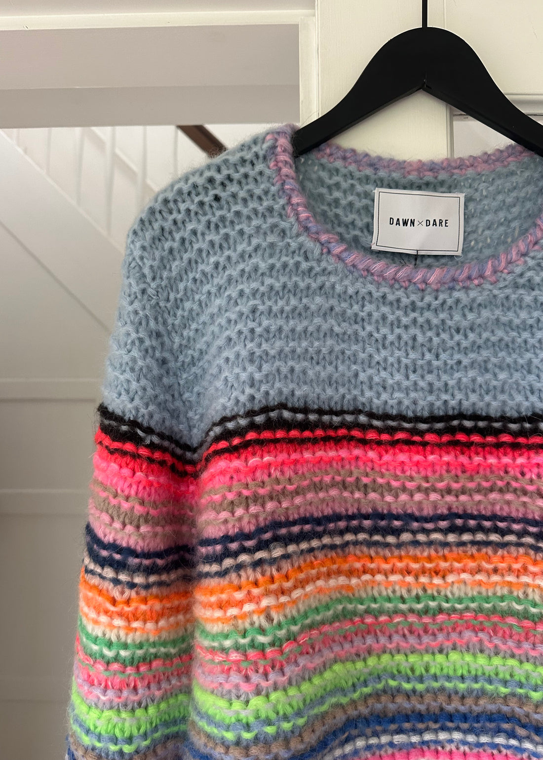 DawnXDare Sassie Pullover Ice Blue Multi