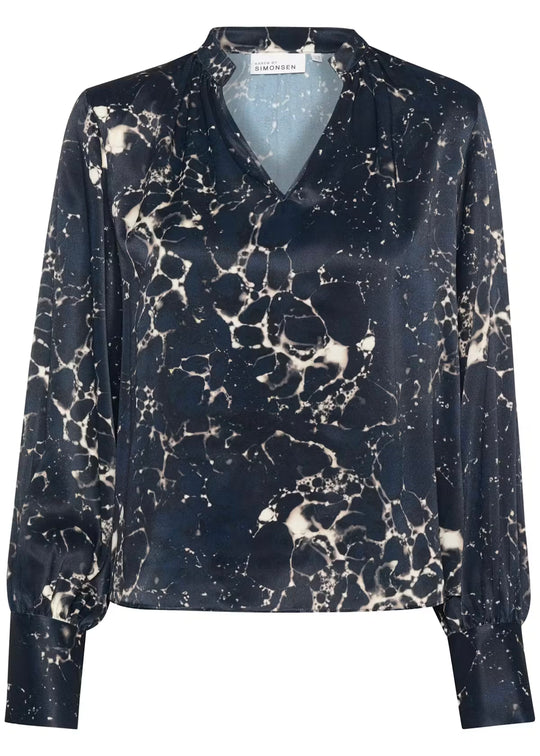 Karen By Simonsen Ronja Blouse Total Eclipse