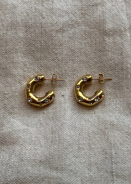 Black design by Camilla Folkman Luna Hoops