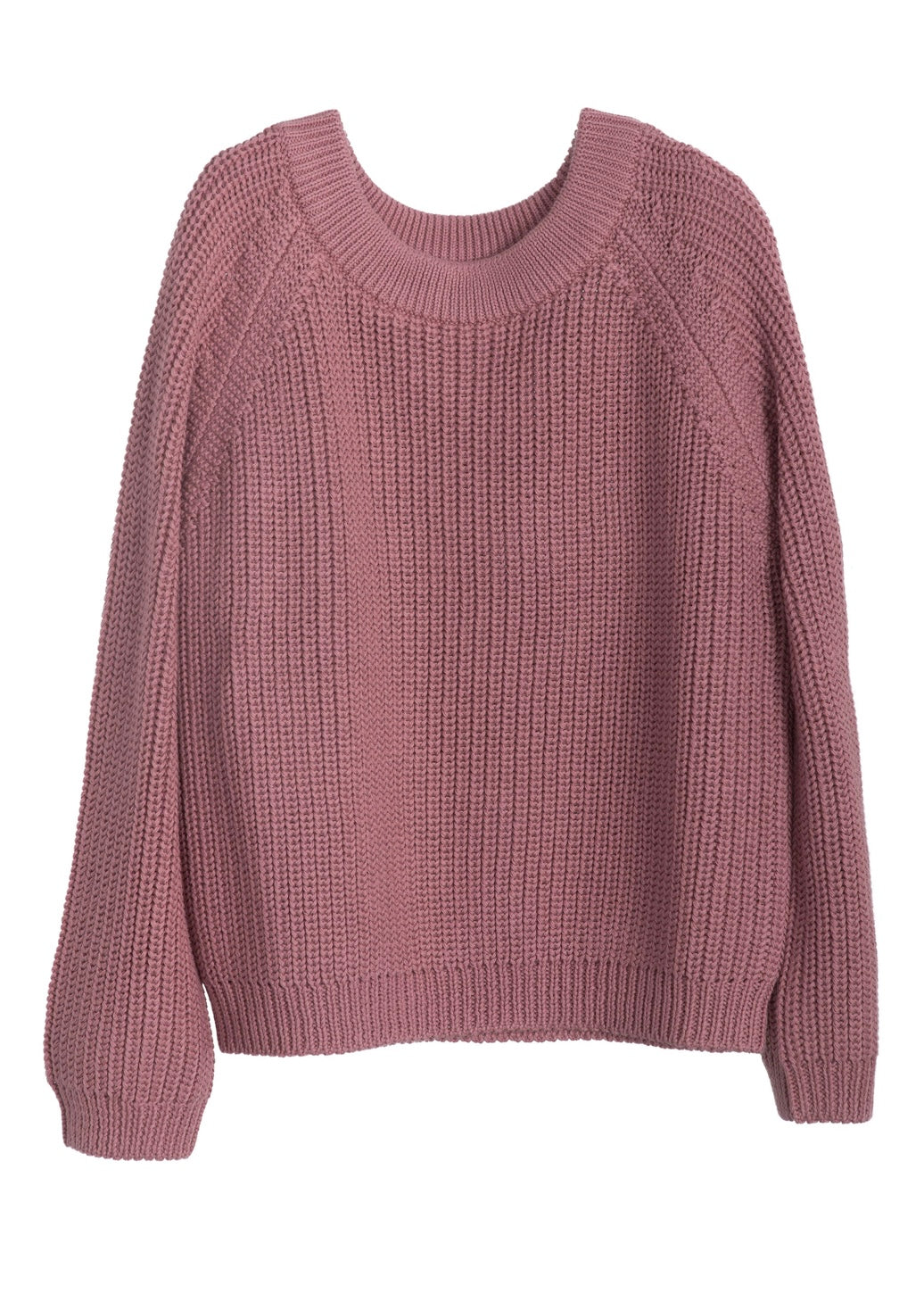 Serendipity Cotton Knit Sweater Old Rose