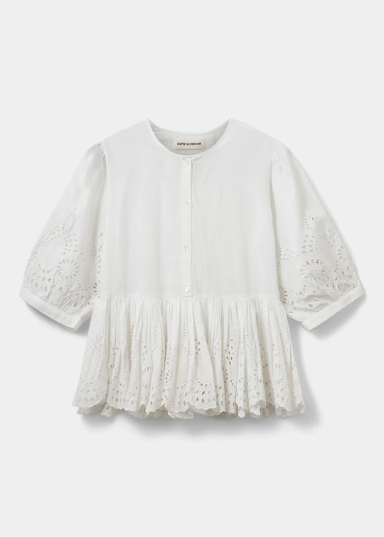 Sofie Schnoor S251292 Hattiesw blouse snow white