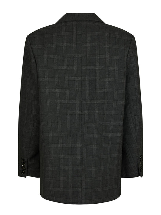 Neo Noir Gaby Check Blazer Antracit