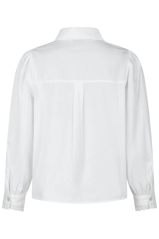 Neo Noir Tilly C Poplin Shirt White