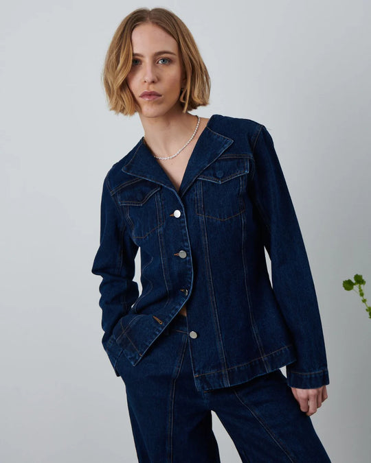 La Rouge Clara jacket Dark Denim