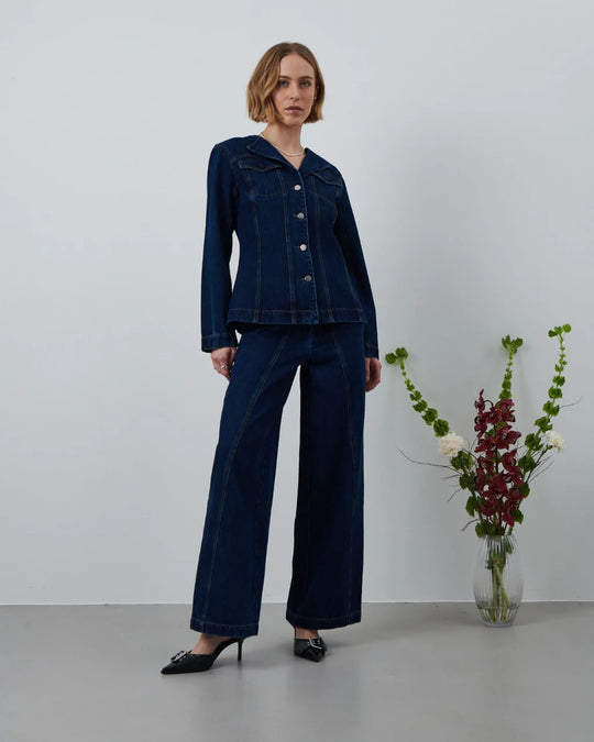 La Rouge Clara jacket Dark Denim