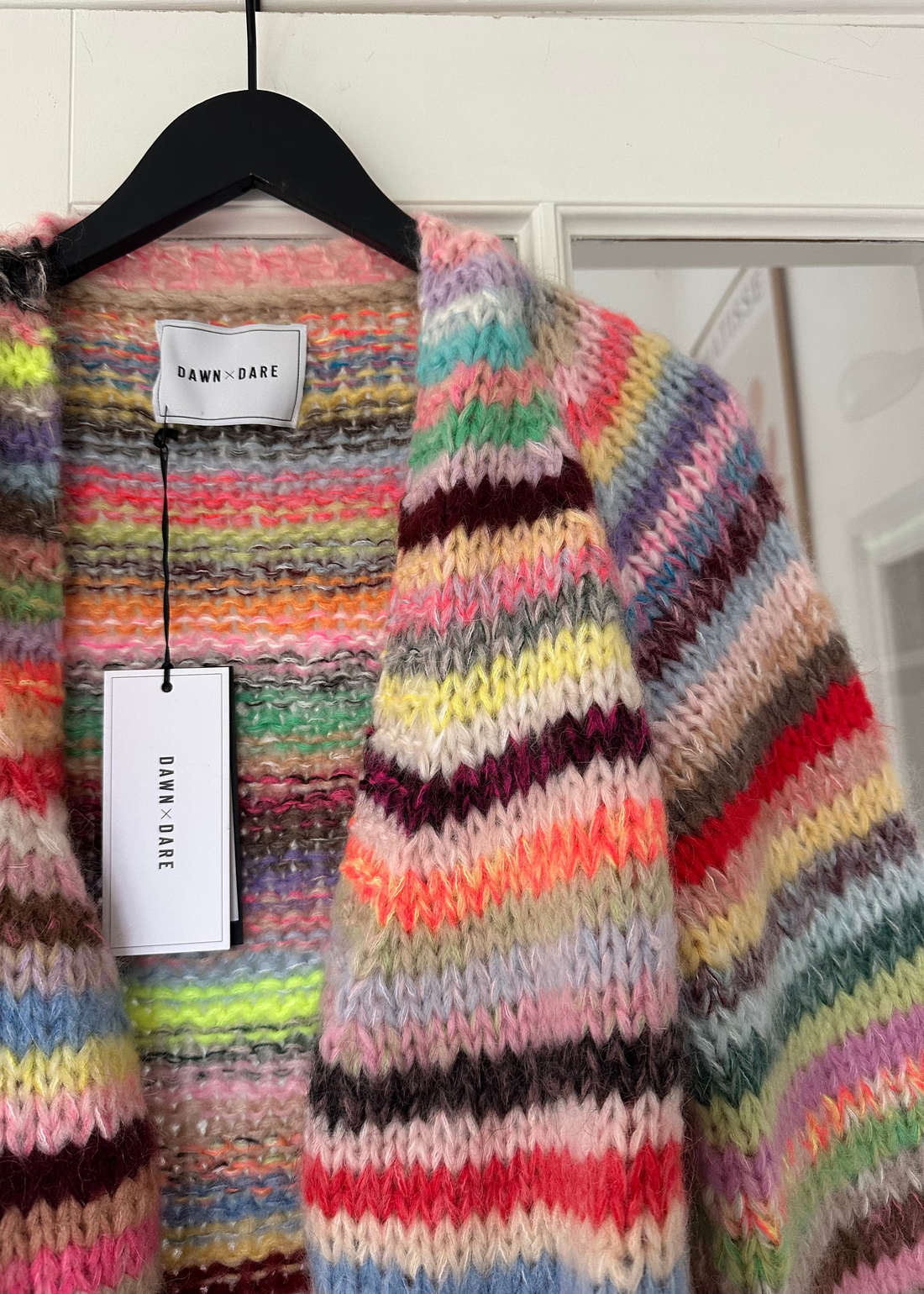 DawnXDare Mars Multi Stripe Cardigan Multi