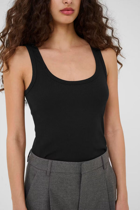 Gestuz DrewGZ sl reversible top Noos Jersey Sleeveless Black