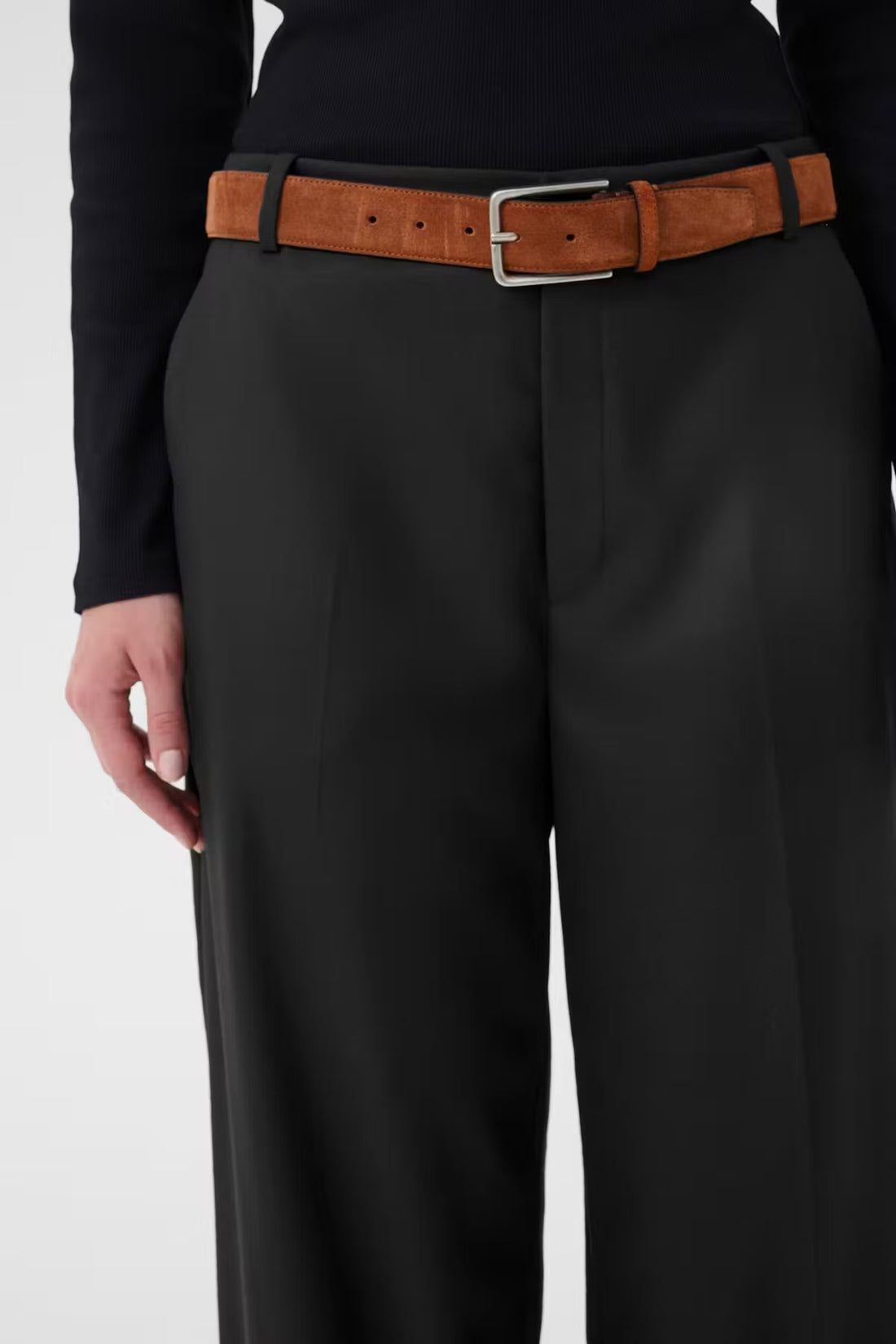 Gestuz GZpaula MW straight pants Noos Black