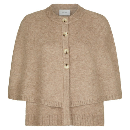 Neo Noir Josei Double Knit Cape Beige Melange