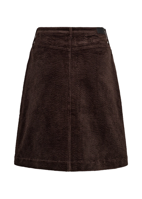 Pieszak PD-Gilly Skirt Stunning Corduroy 768 Black Coffee (brun)