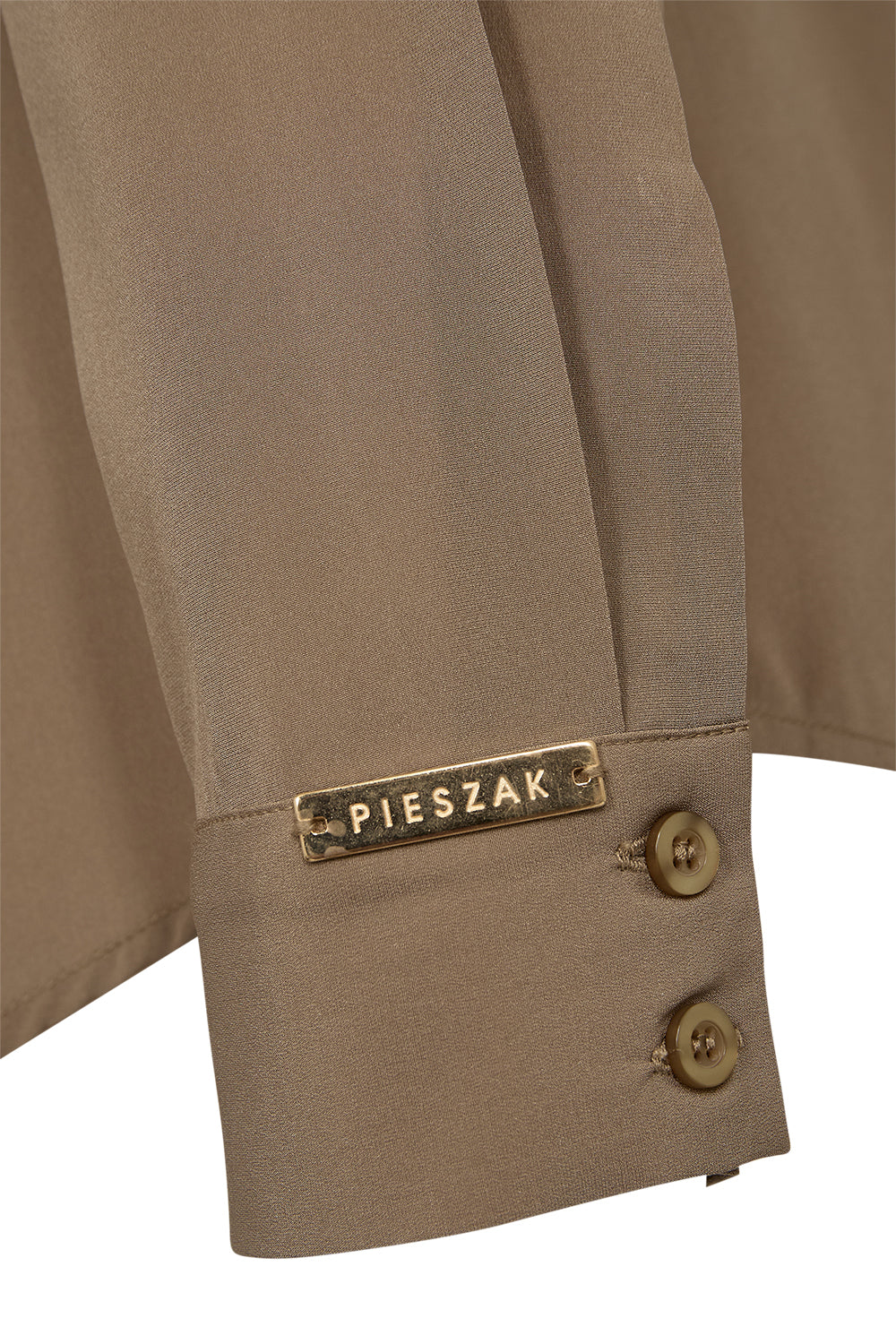 Pieszak PD-Percy Silk Shirt lead brown