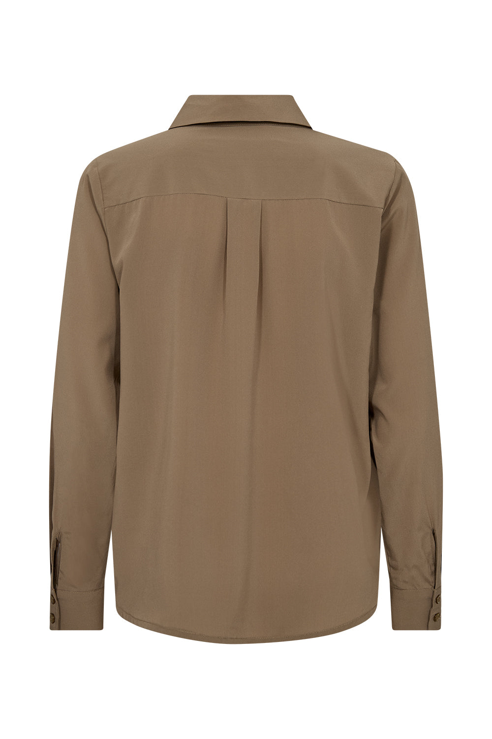 Pieszak PD-Percy Silk Shirt lead brown
