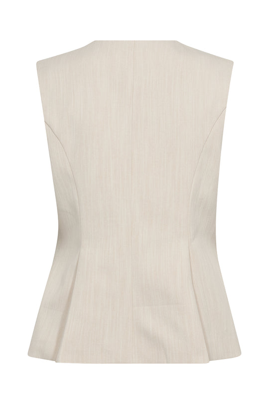 Pieszak PD-Aika Peplum Top Wash Solaris Sand Melange