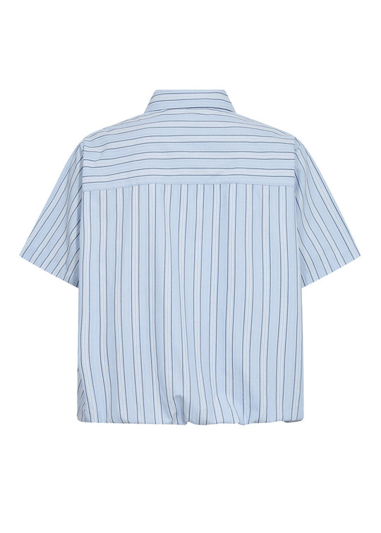 Pieszak PD-Madison balloon SS Shirt Stripe Kentucky Blue