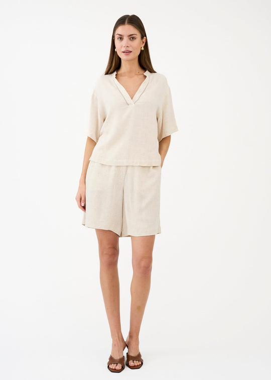Pieszak Jeans PD-Miles Blouse Oyster White Melange