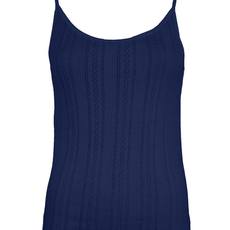 La Rouge Lotus Strop Top Navy