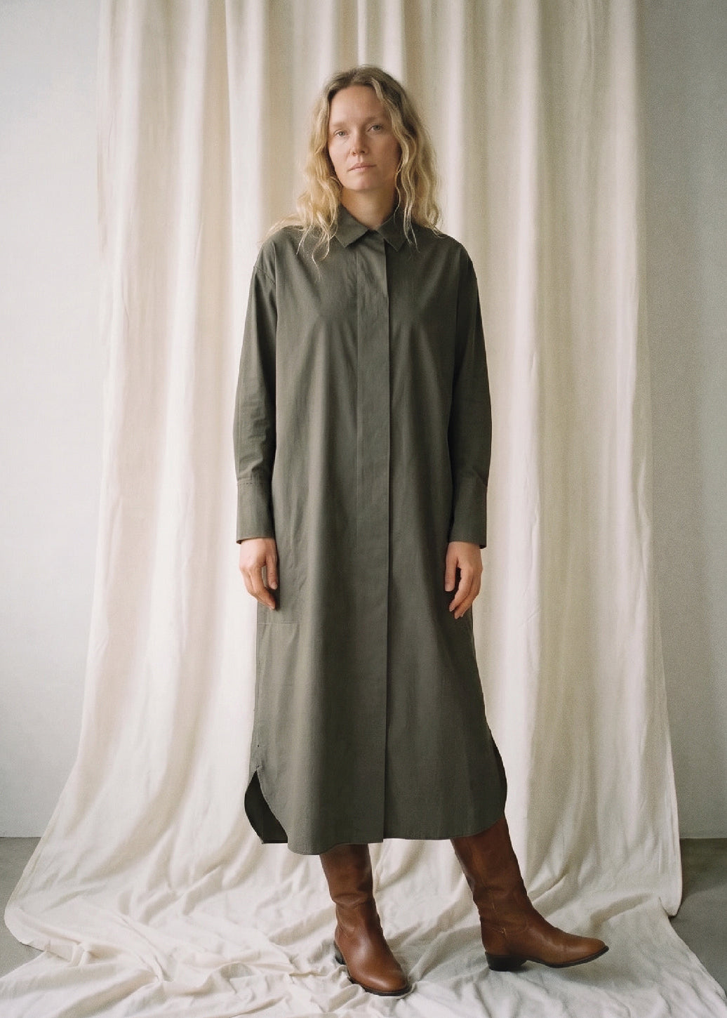 La Rouge Vilda Dress army green