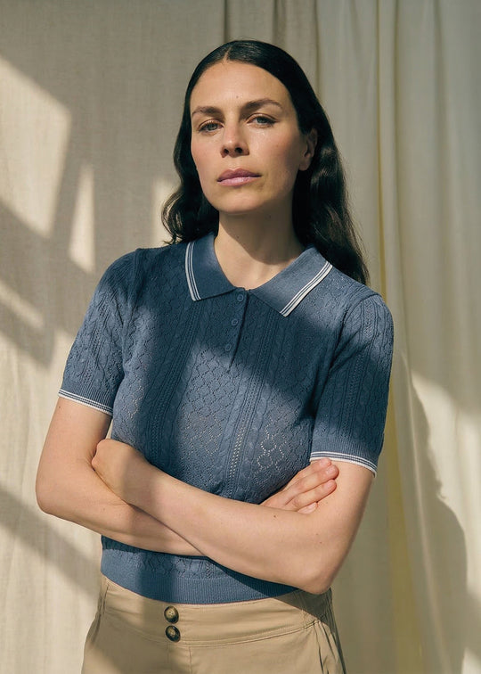 La Rouge Alma Polo Shirt blue