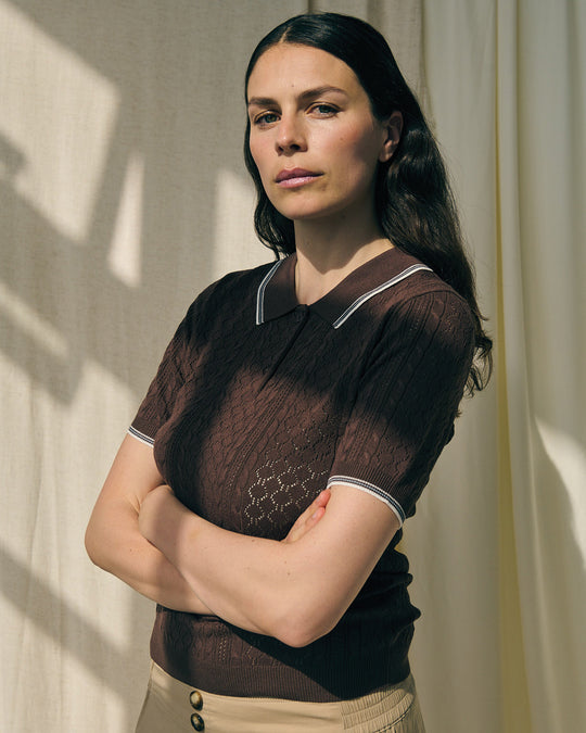 La Rouge Alma Polo Shirt brown