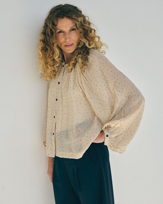 La Rouge Dot Shirt sand